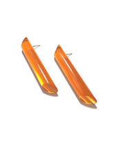 tangerine orange earrings