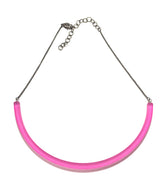 pink minimalist necklace