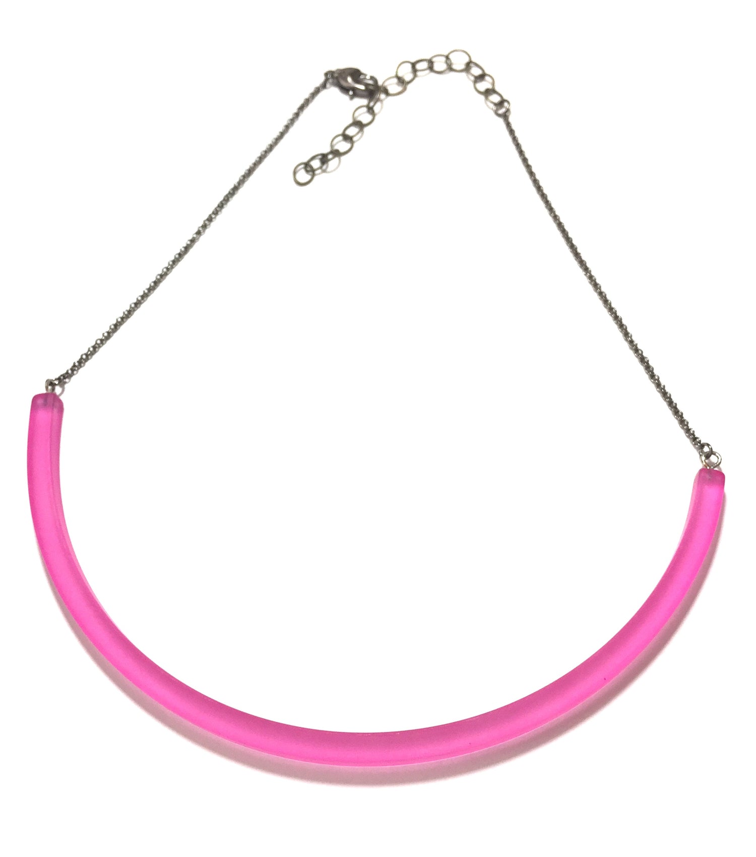 hot pink necklace
