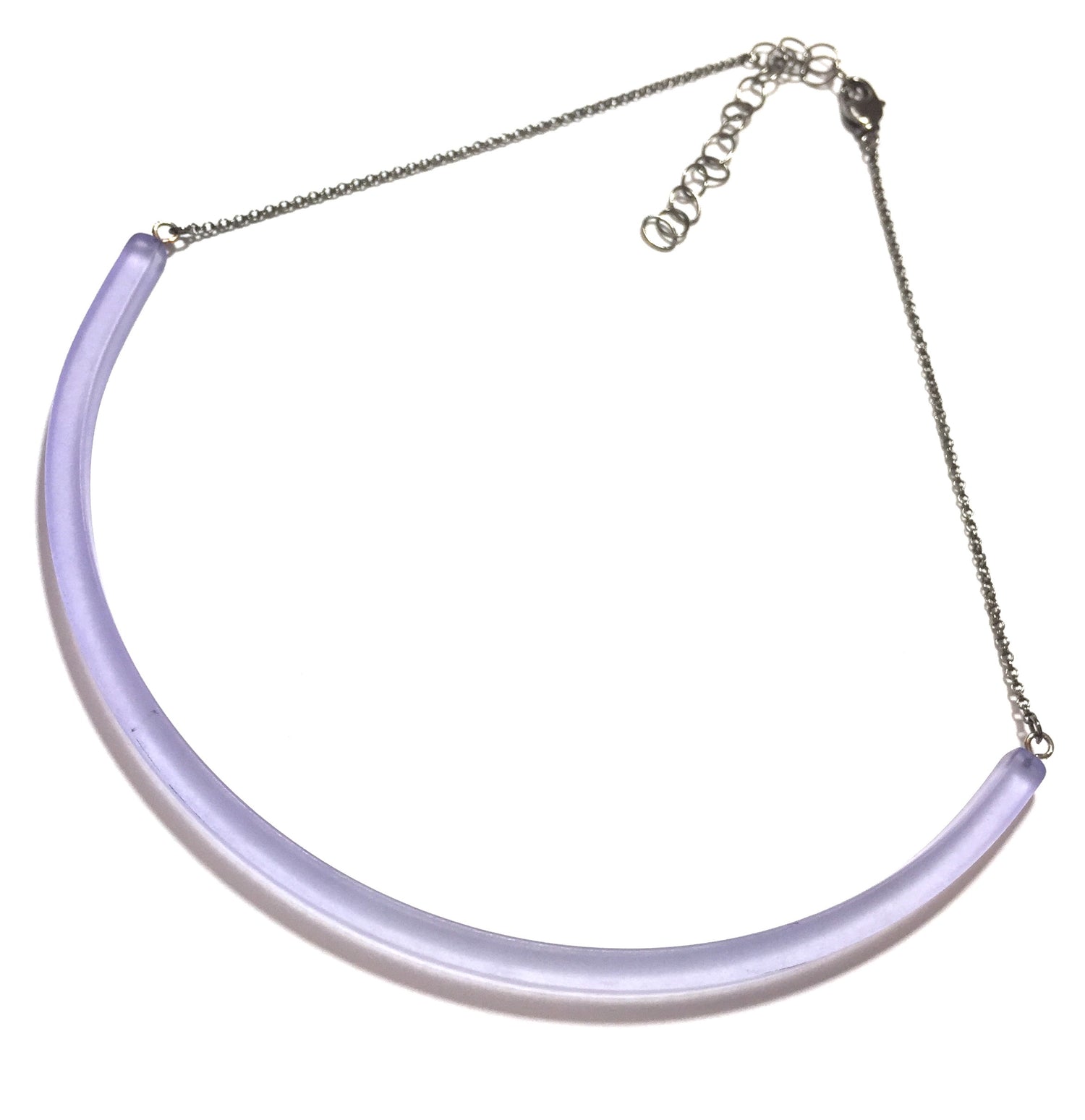 periwinkle bar necklace