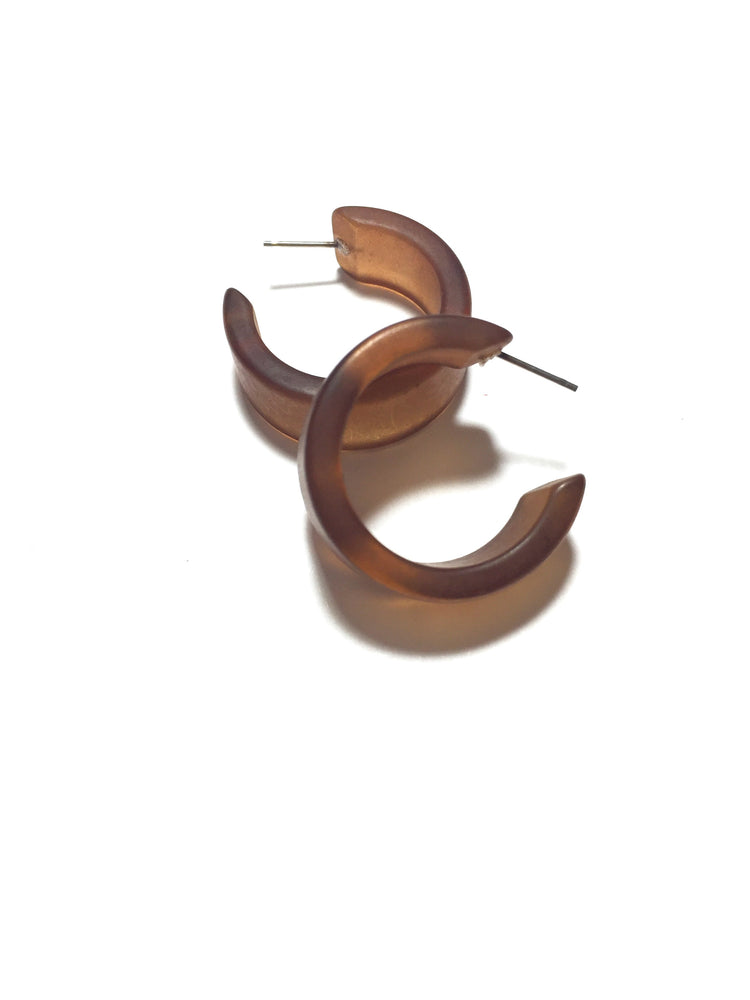 chocolate brown earrings