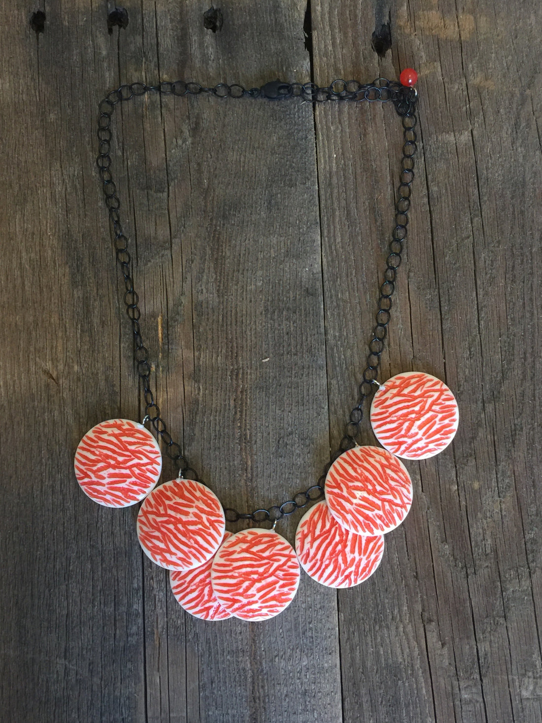 adjustable coral necklace