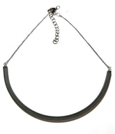 black plastic necklace