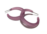 purple frosted hoops