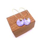 periwinkle blue gold earrings