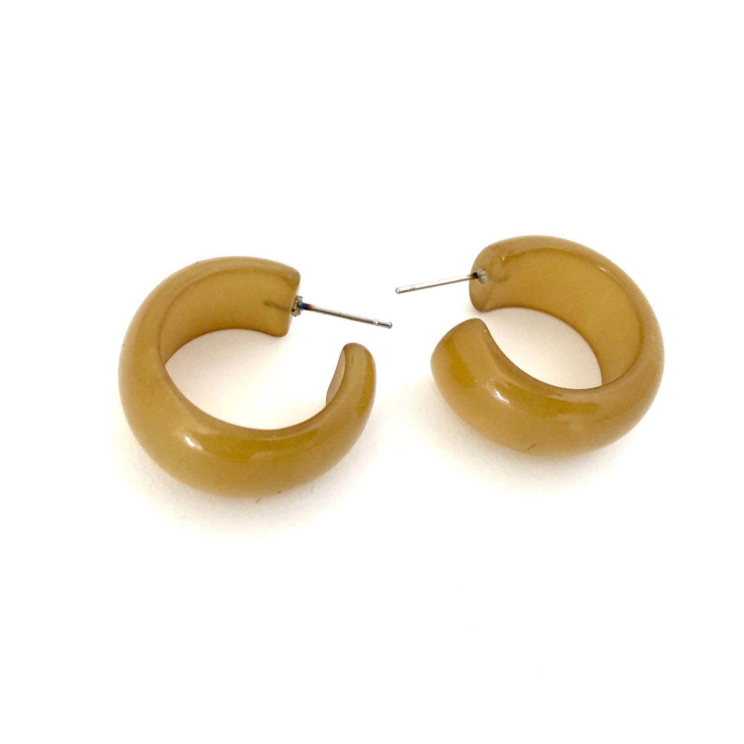 gold lucite jewelry
