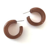 copper brown earrings