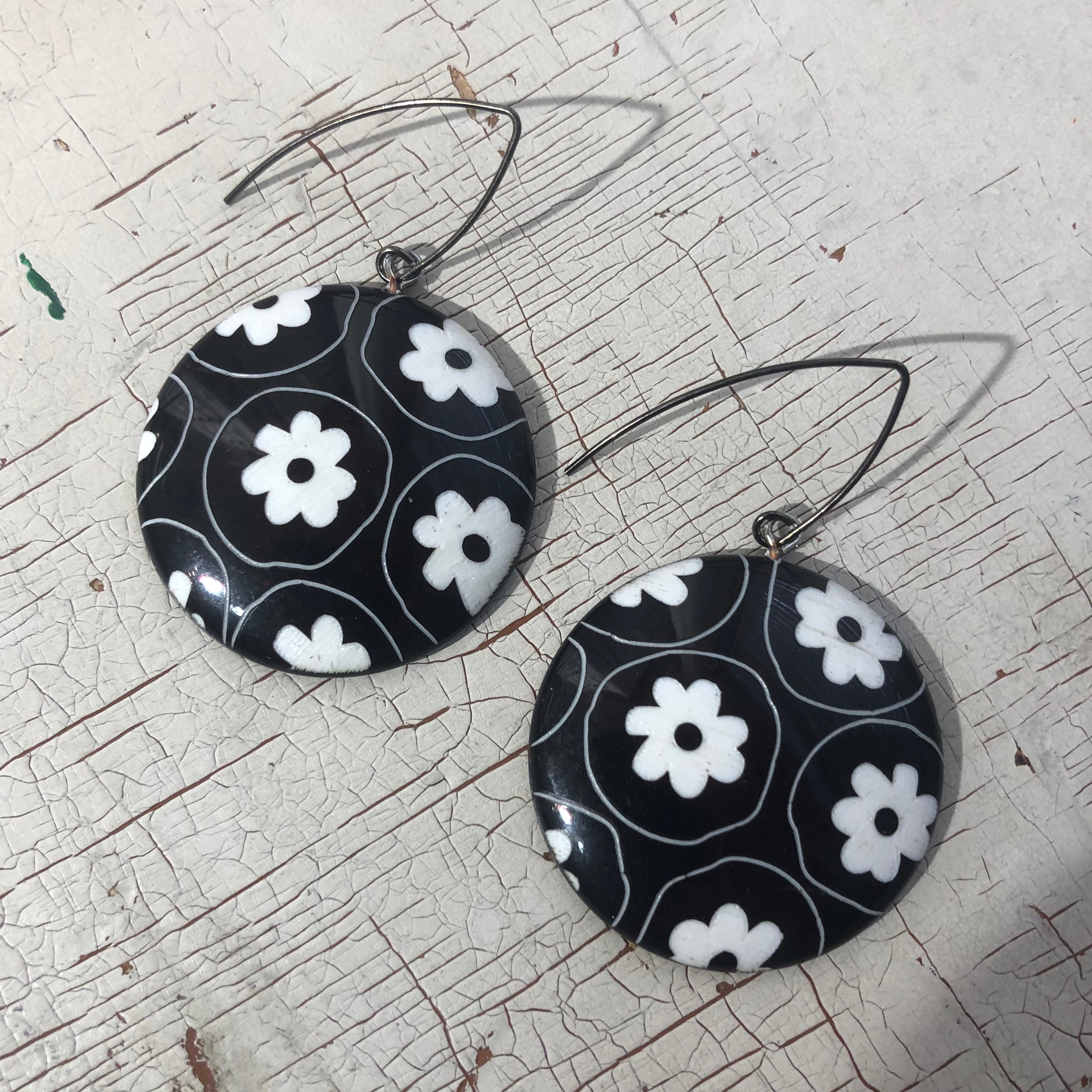 etched daisy discs