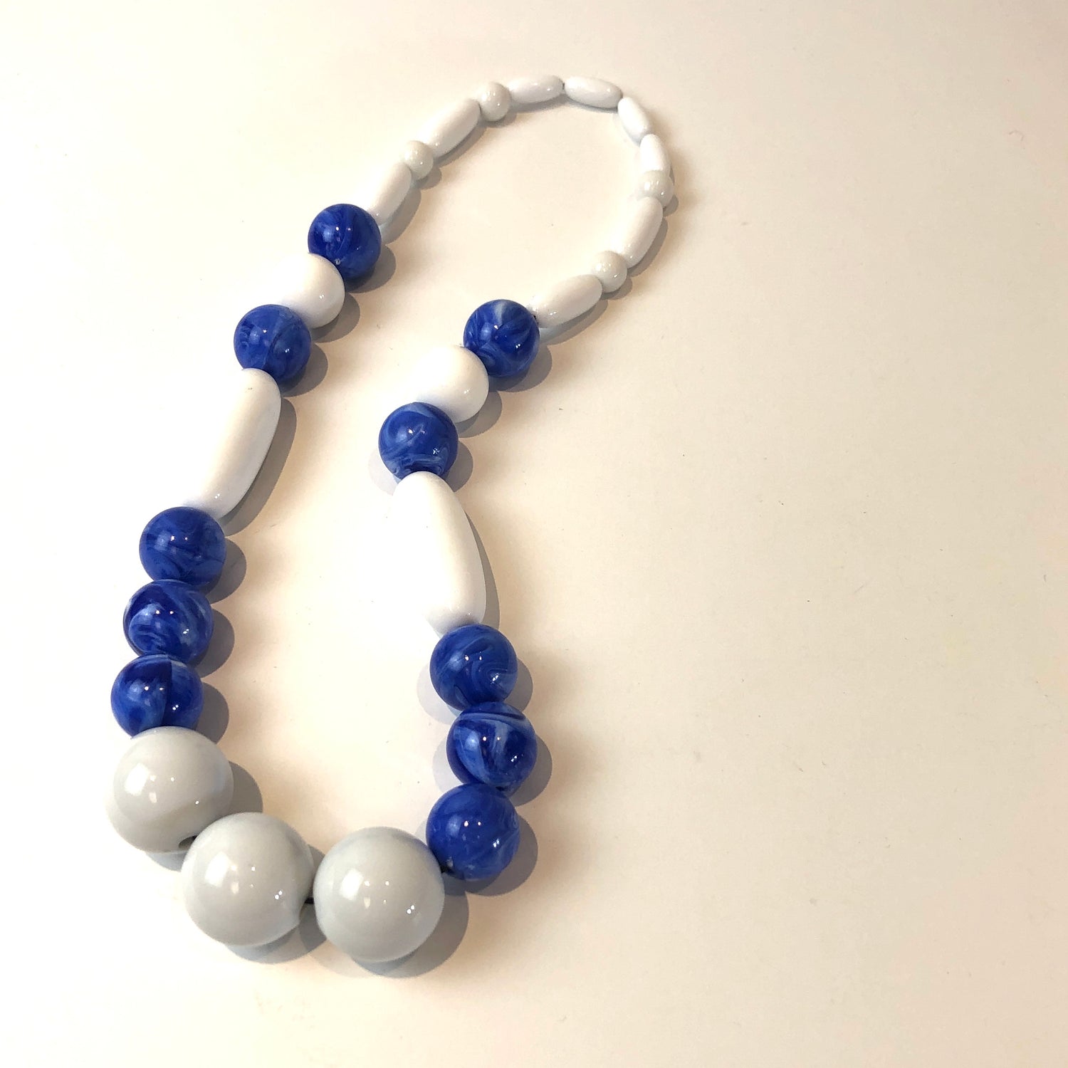 deep blue periwinkle necklace