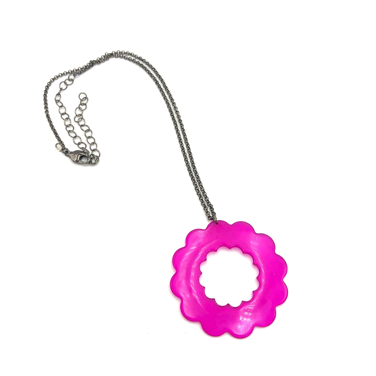 Hot Pink Florella Necklace