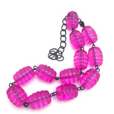 hot pink lucite beads
