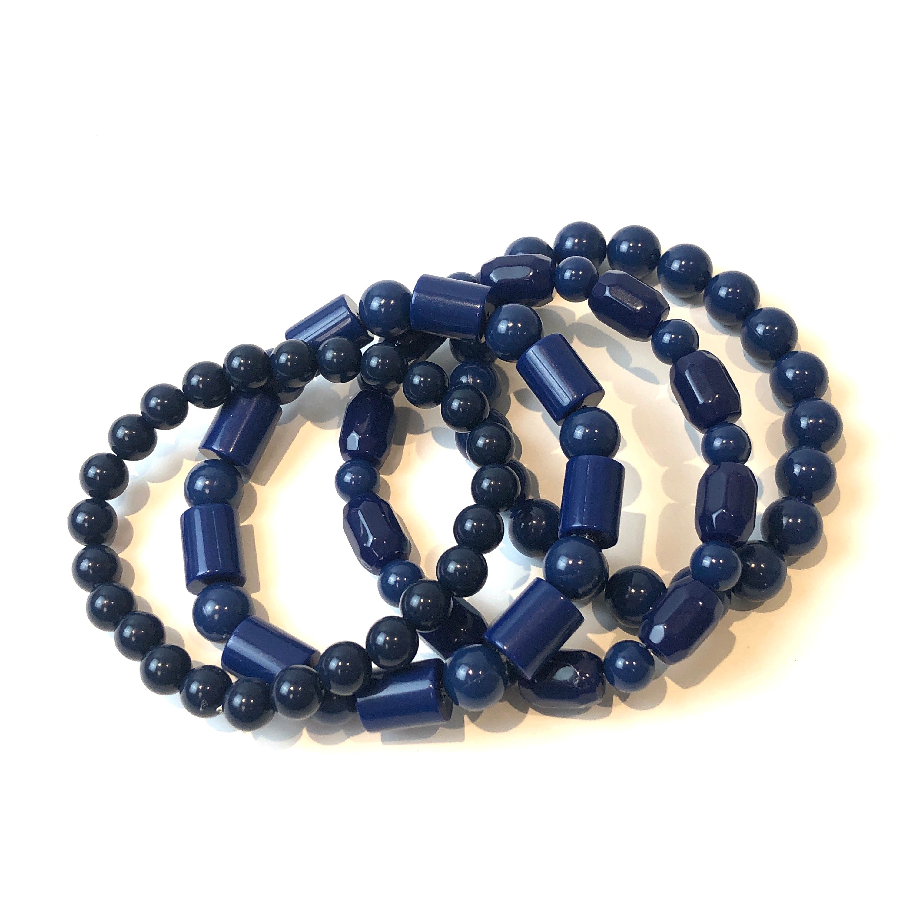 dark blue bracelets