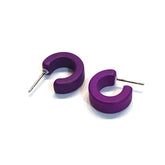 tiny violet hoops