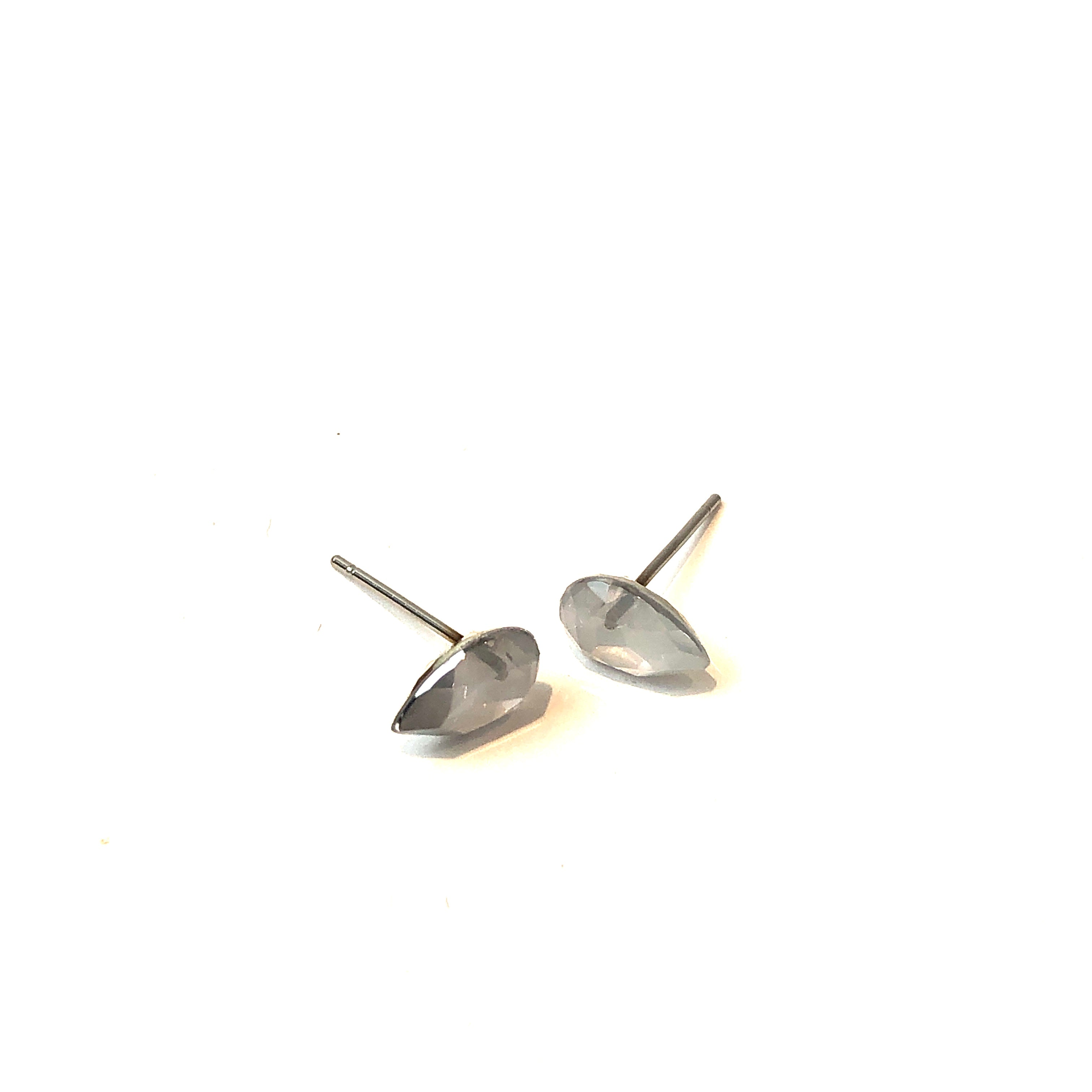 silver teardrop earrings