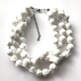 white statement necklace