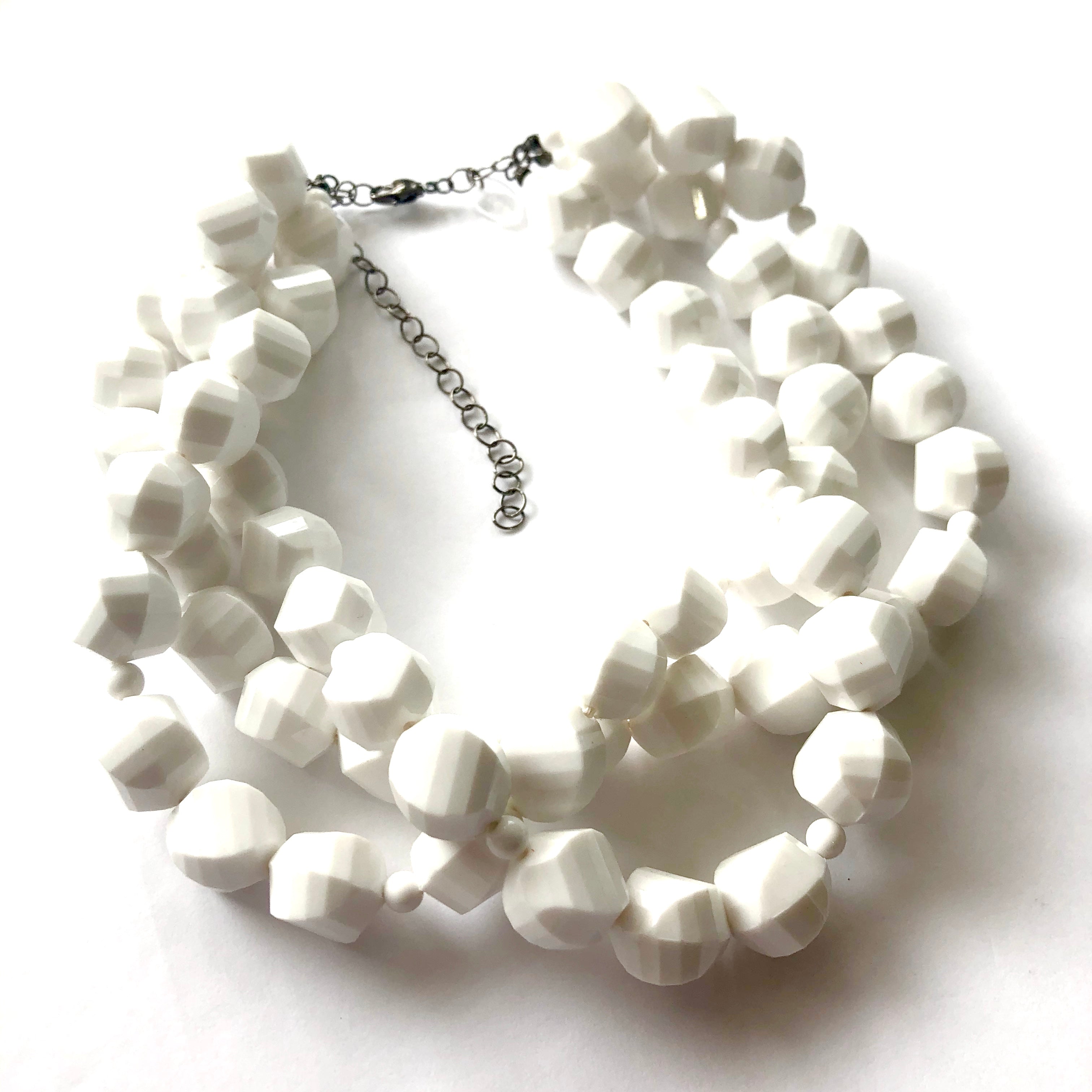 bright white necklace