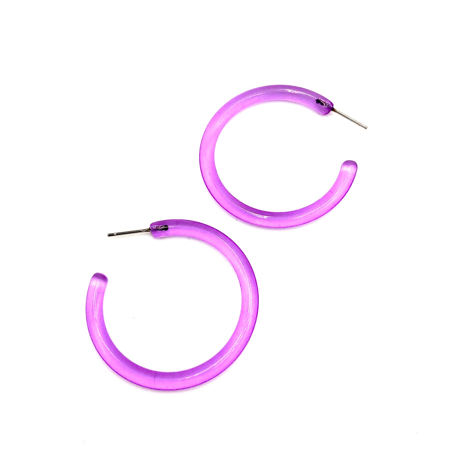purple jelly hoops 1.5&quot;