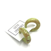 marbled hoops green