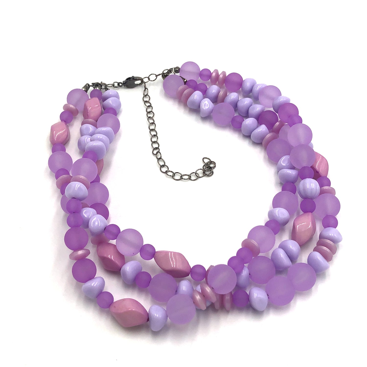 pastel purple necklace