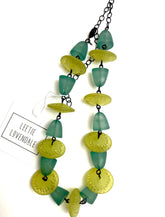 greens layereing necklace