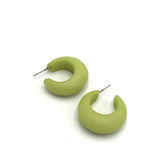 sage green earrings