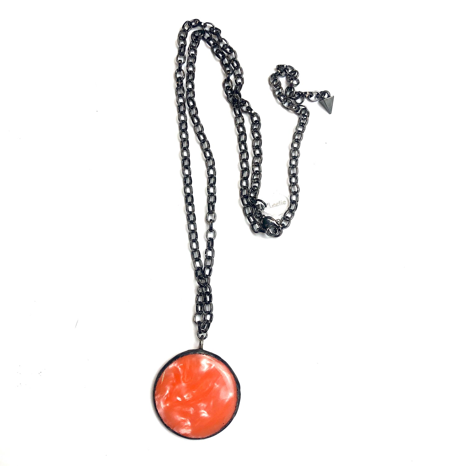 orange moonglow necklace