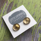 gold mercury earrings