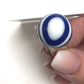 adjustable blue ring