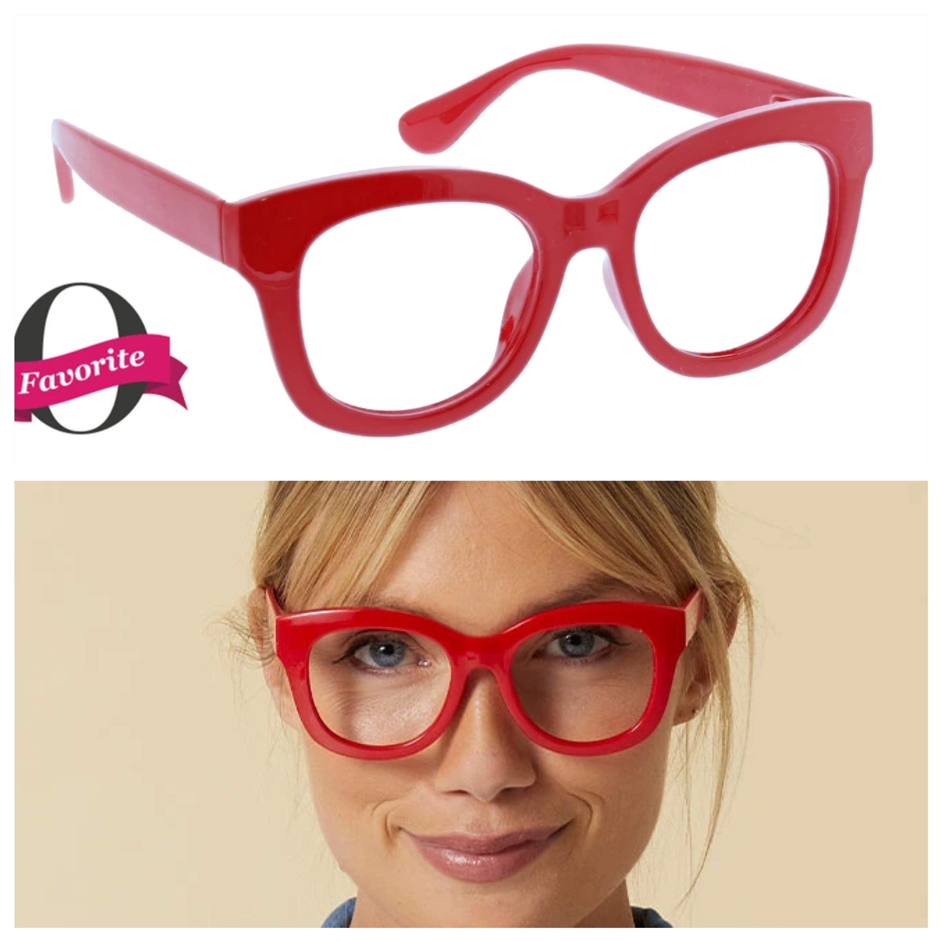 Cherry Red Center Stage Readers - Blue Light Blocking Glasses