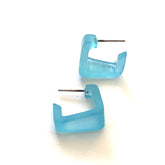 small aqua earrings