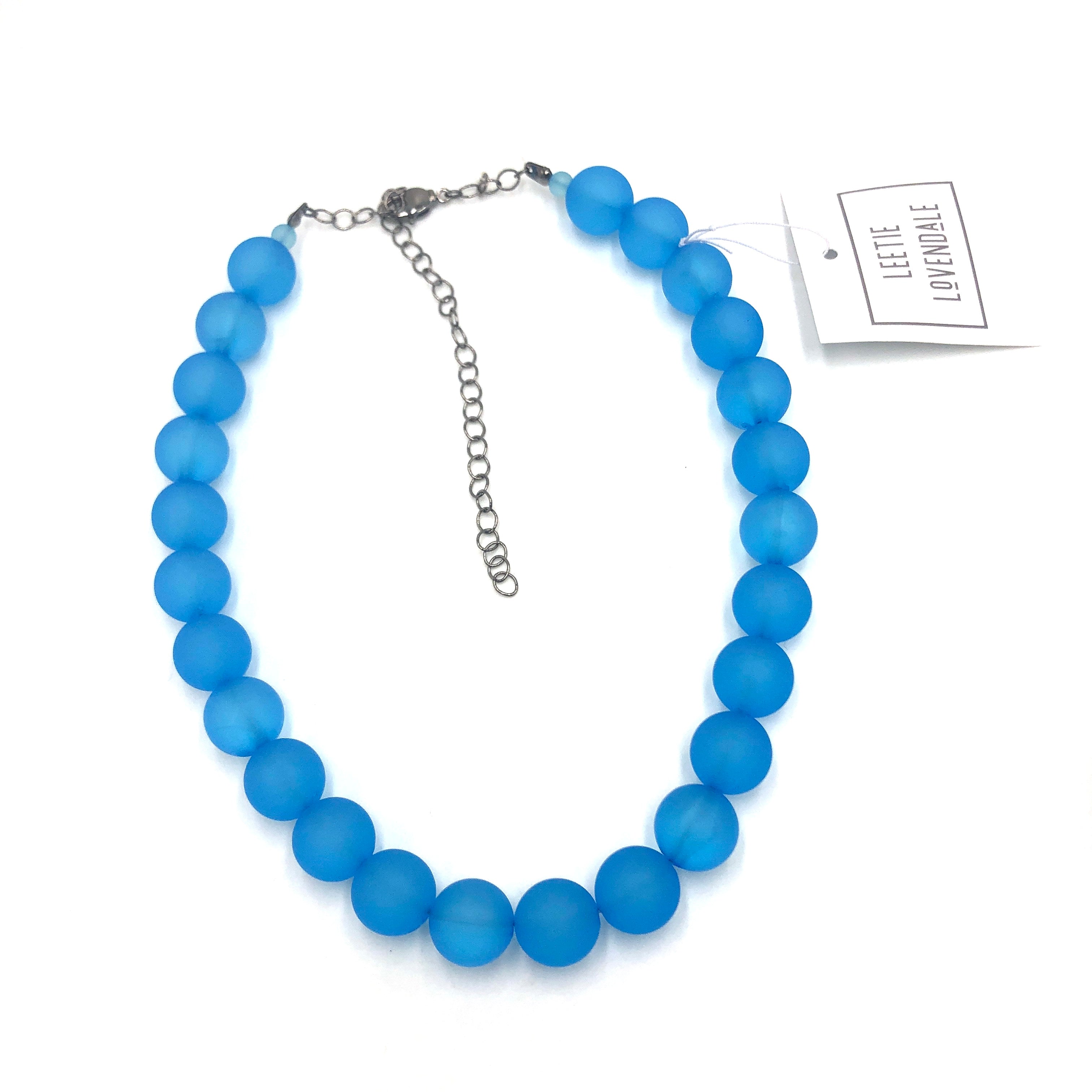 deep blue beads