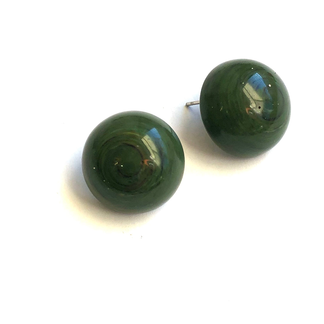 dark green studs