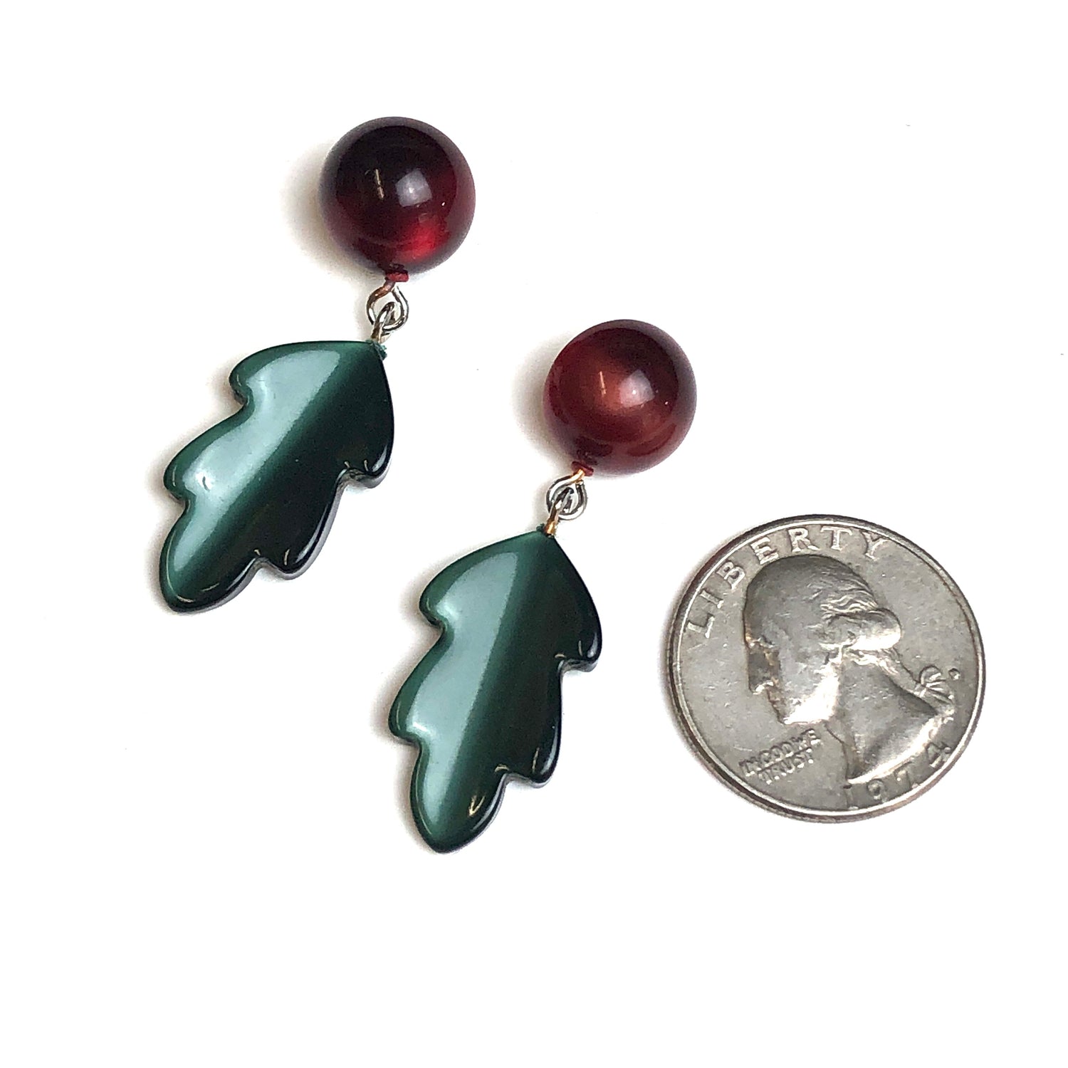 Mistletoe Moonglow Drop Earrings