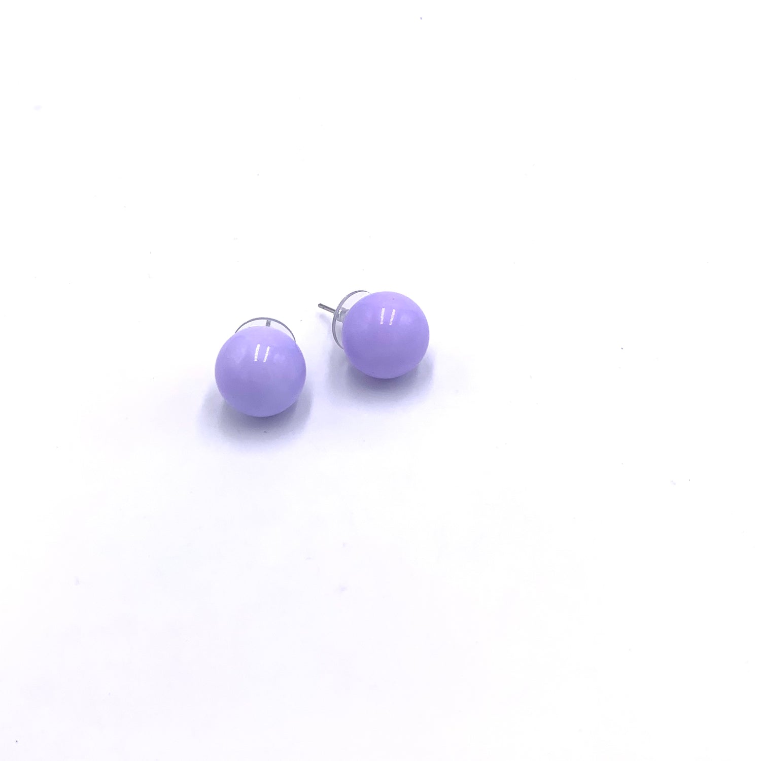 purple ball studs