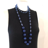 slate blue necklace