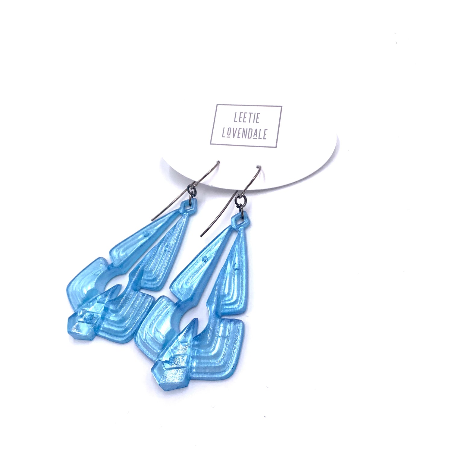 Turquoise Glow Triad Earrings