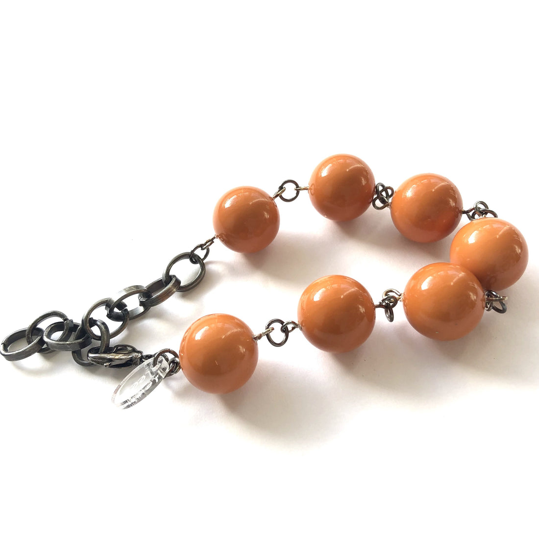 rusty orange bracelet