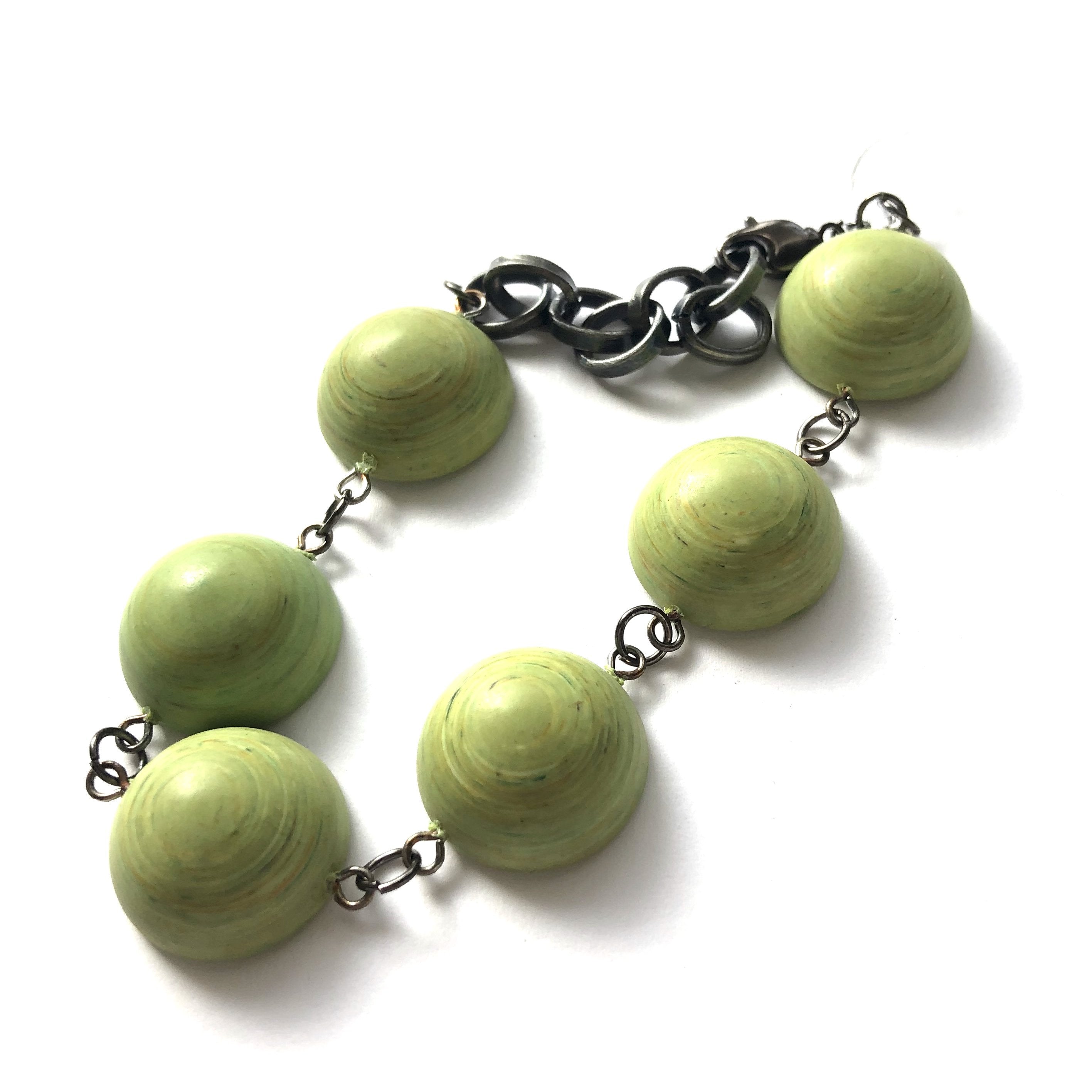 bright green lucite bracelet