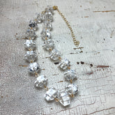 layering necklace clear