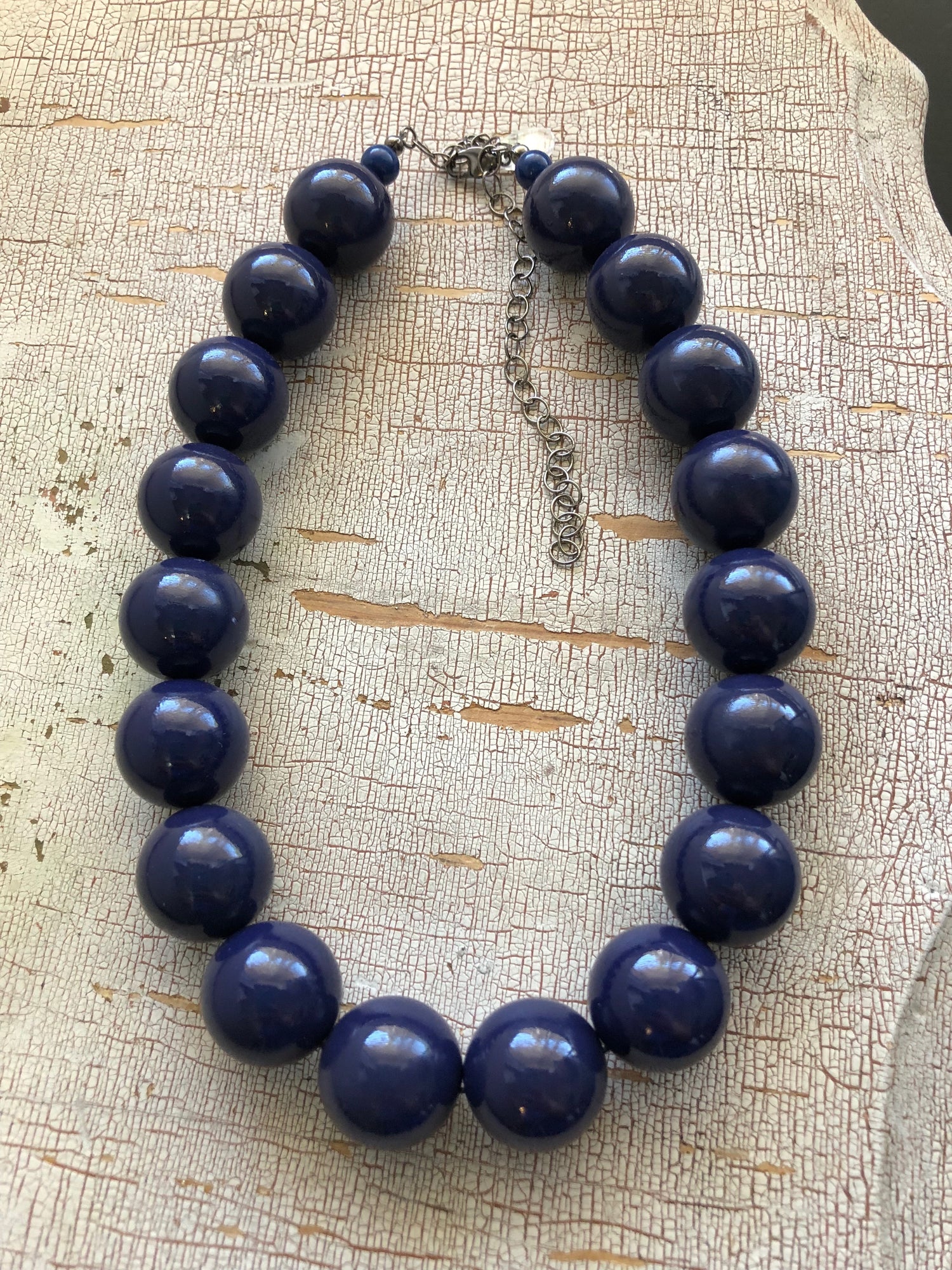 dark navy necklace