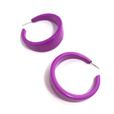 bright violet hoops