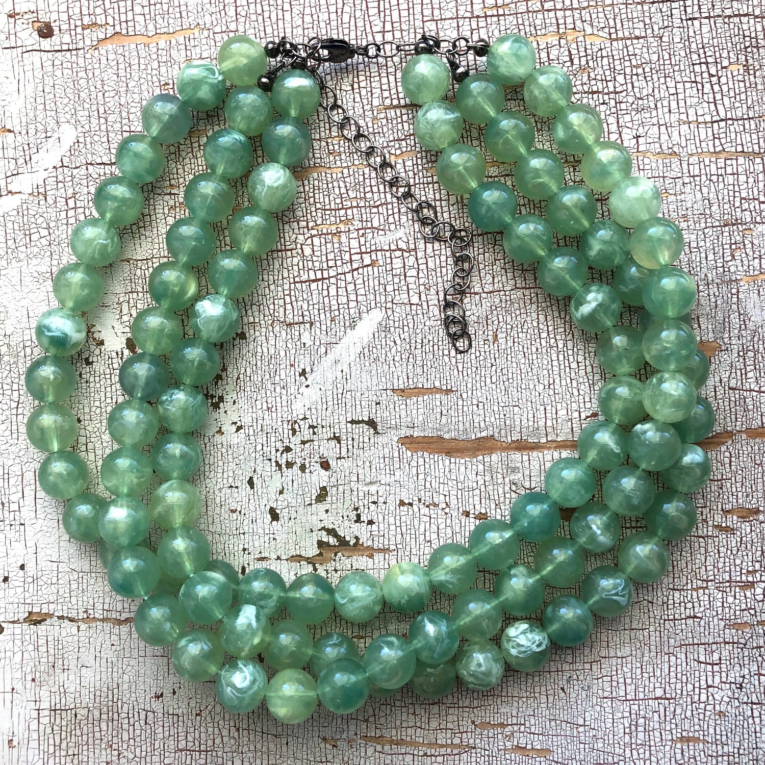 jade green necklace