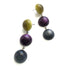 olive purple earrings