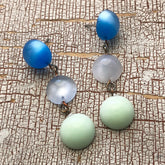 ice blue drop earrings