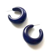 navy blue lucille hoops