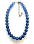 denim blue necklace