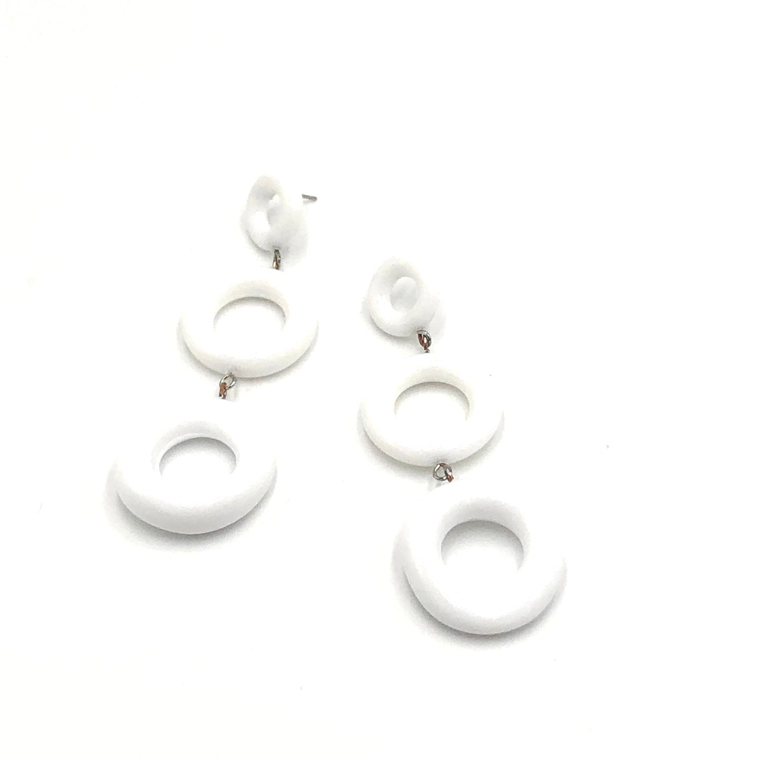 lucite long earrings