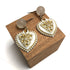 gold washed heart jewelry