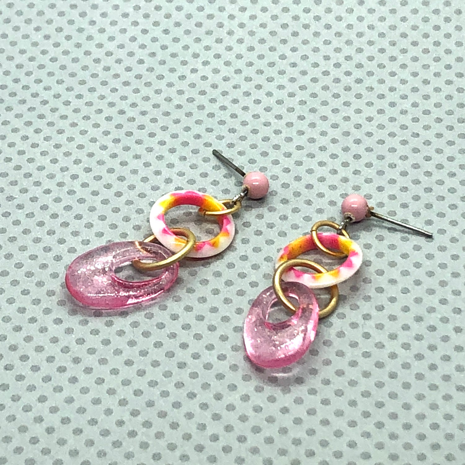 pink addie earrings
