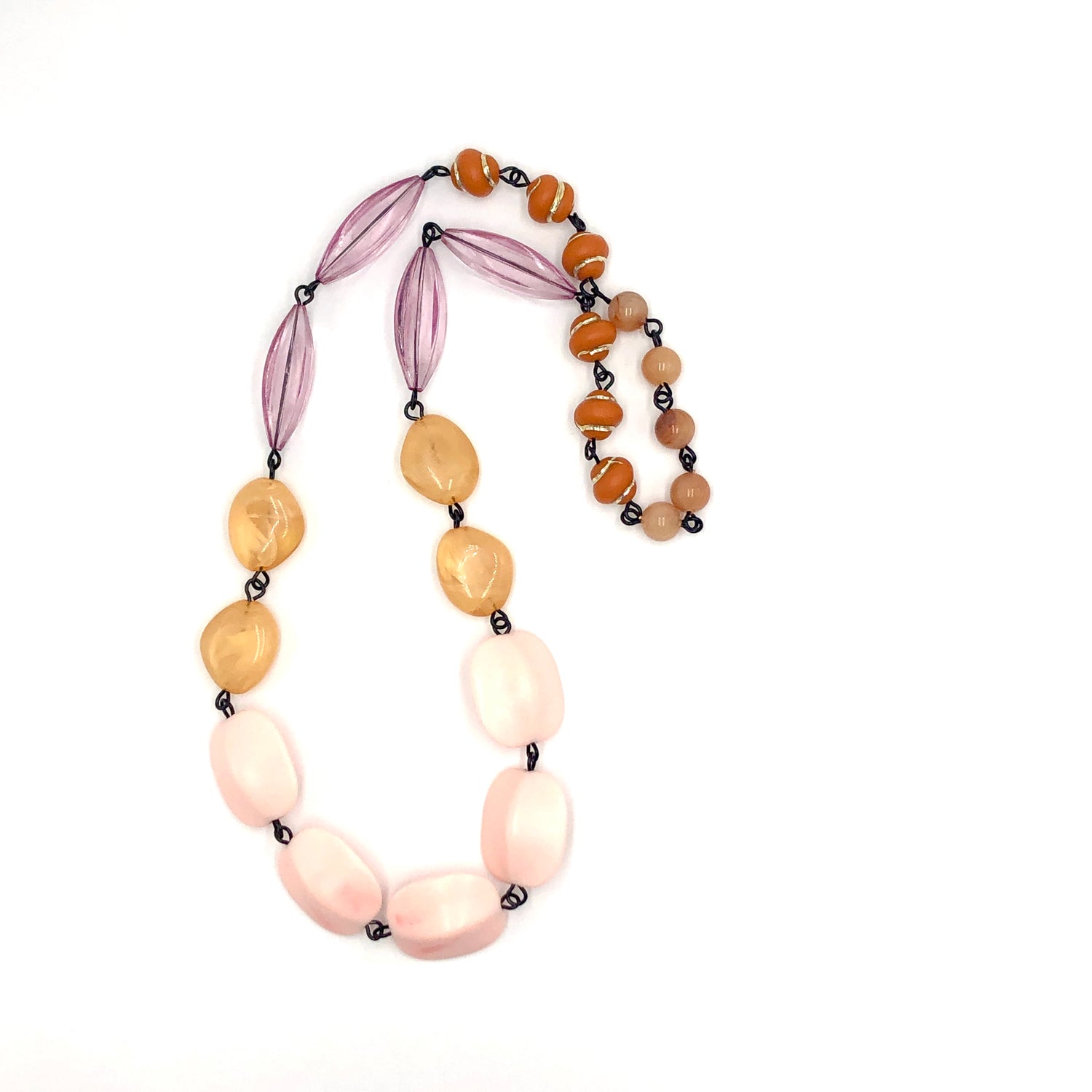 cream coral necklace